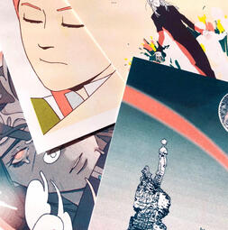 Riso prints - by Tim Fischer, Hakunette, Alexandre Akkus and Nocturnalwalkr
