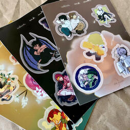 Collaborative sticker sheets